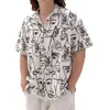 Erkek Tişörtleri 2024 Portre Baskılı Kısa Kollu Gömlek, Yeni Yaz Gömlek, Erkekler Günlük Gevşek Top Tees Polos Tops