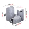 Manden 1 st Cute Shark Shaped Kids Toy Storage Basket Multifunctionele premium vilt wasserij voor babyspeelgoed en kleding