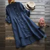 Oversized Cotton Linen Dress for Women Summer Plus Size Blouse Skirt Vestidos Large Size Female Clothing Solid Loose Long Dress 240423