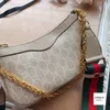 Torby na ramię projektanci Kobieta złota łańcuch crossbody torba oryginalne skórzane torebki Strawberry Lady Tourse Designer Clutch Premium Pełne opakowanie 7A jakość