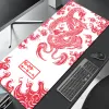 Отдыхает Dragon Mousepad Purple и White Deskmat Japan Playmat Laptop Mouse Pad Gamer Anime Office Gaming Keyboard Rubber Deskpad Deskpad