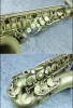 Referência de Saxofone Alto Saxofone Antigo Cozido Acabamento de Cetim 54 Chave de ouro do saxofone azul com acessórios