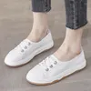 Casual Shoes GKTINOO Genuine Leather Designer Luxury Sneakers Woman Flat Female Fashion 2024 Spring Summer High Quality Slip On