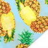 Hundkläder husdjur dekorativt tillbehör bomullskrage bandanas valp katter halsdukar haklappar ljust ananas mönster