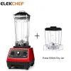 Blenders Elekchef 2200W Cucina professionale Blender 6 Blade 2L Jar Jar Food Mixer Fruit Fruit Food Roborant Fumori Ice BPA Free