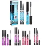 Yanqina Marke Black Eye Mascara Eyeliner Set Long Eyelash Silikonbürste geschwungene Mascaras wasserdichte Makeup8251695