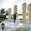 Party Supplies Silver White Themes Wedding Centerpieces Mirror Carpet Aisle Runner 1M 1.2M 1.5M 2M Wide For Stage Decoration Marriage