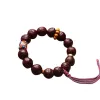 Strands Nepal Phoenix Bodhi Iron Seed Jade Leather Bracelet Handheld Bead Rosary Bead HandString Spacer Bead Running Ring Tassel for Men