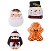 Storage Bottles 4 Pcs Christmas Tin Box Candy Jar Decor Sweet Container Containers Cookie Lid Supplies
