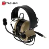 Protector TACSKY COMTAC II silicone earmuffs hearing noise reduction pickup military tactical headset DE+ U94 Kenwood plug PTT