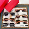 Top Grade Carter Designer Sunglasses for Women Men Box Wooden Style Sunglasses Trendy Womens Sunglasses with Logo Box