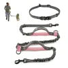 Meshes 2m Laisce de chien rétractable Hands Hands Free Jogging Walking Pet Lash pour les grands chiens Running Belt Dog Lancing