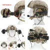 Écouteurs tacsky adaptateur de rail de casque d'arc nouvel arc Comtac III casque tactique avec adaptateur PTT U94 PTT Tactical Headset Remplotage Bandon