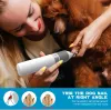 Clippers Benepaw Professional Electric Painless Dog Nail Grinder kraftfull laddningsbar steglös hastighetsreglering All Size Pet Paw Trimmer