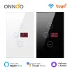 Kontroll Onndo Smart WiFi Boiler 4400W EU/US Standard Smart Water Heater Switch Tuya Smart Life App Control fungerar med Alexa Google Home