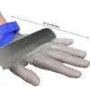 Аксессуары кухня из нержавеющие мясные перчатки вырежьте перчатки пищевые сплетники 5 антиочевые проводные сетчатые сетчатые сетчатые перчатки для рыбалки
