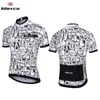 Мужчины дышащие унисекс белый мультфильм Cat Eculing Jersey Spring Antipling Ecofriendly Bike Clothing Top Road Team Bicycle 240410