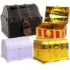 BINS PIRATE TREASURE CHEST Safe Convenient Storage Treasures Box Durable Preteny Toys Cosplay Temed Favors Golden 1