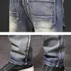 Dames jeans retro punk jeans heren plus maat 40 44 denim broek mode straat kleding product jeans plus maat 40 44 broek heren bodem yq240423