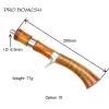 Accessories Pro Bomesh 1 Set Burlwood Spinning Caiel Seat Handgreep Kit Metaal Trim Diy Forel Fishing Rod Building Accessoire