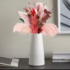 Fiori decorativi Pampas rosa erba piccola miscela di coda di canna e centrifere di matrimoni per bouquet di fiori secchi