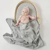 sätter baby filtar bomull mjuk nyfödd baby swaddle wrap 100x100 cm tecknad djurtryck fotografering filt reklam barn sängkläder