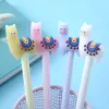 Pens 12Pcs Japanese Cute Pens Sloth Animal Elegant Fancy Kawaii Gel Ink Pen Adults Stationery Funny School Office Ballpoint Wholesale