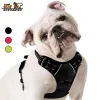 Imbracature supret cani imbracatura riflettente no pull ot cucciolo nylon regolabile bulldog francese imbracatura per le forniture per animali domestici di grandi dimensioni