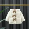 Mouilles hivernales nouveau-nés bébé vêtements tenues en polaire chaude coton manteau de coton swear pour les tenues de vêtements pour bébé de fille de bébé