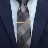 Clips diseño de lujo corbata de metal clip hombres de boda corbata broche clip clip caballero bar barra de cristal para para hombres accesorios joyas