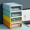 BINS Nya skrivbord förvaringslådor arrangör Dokument Sundries Box Cosmetic Desktop Storage Box Cabinet Home Office Stationery stapelbar