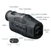 Cameras ZIYOUHU Hunting Observation Digital Night Vision 5X Zoom 850nm Infrared Scope IR Camera 200M 1080P Video Night Viewer Monocular