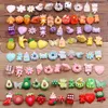 Charms 10Pcs 8 Color Mix Fruit Animals Flowers Sieve Resin Earring Diy Findings Keychain Bracelets Pendant For Jewelry Making