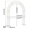 Large Metal Wedding Arch Balloon Backdrop Stand for Bridal Garden Yard Indoor Outdoor Party Decoration 240419