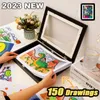 2 PCs Kids Art Frame Set A4 Größe Holz Austausch po display kids Artwork Organizer Home Office Malerei Display 240409