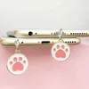 Mobiele telefoon Anti-dust-gadgets Pink Cat Paw Telefoon Stofstekker Charm Schattige anti Dust Cap Pendant laadpoort voor iPhone Type C Android Dust Protection Stopper Y240423