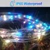 10m DC5V WS2812B Bluetooth LED STRING FAIRY LIGHT RGBIC DREAMCOLORアドレスパーティークリスマスライトウェディングデコレーションガーランドD6.0