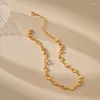 Enkelbanden verstelbare lengte mode vergulde 18k gouden metalen hart carve letters ketting klassiek gemakkelijk te matchen anklet dames sieraden