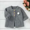 Sweaters Baby Sweater Baby Boys Girls Sweaters Cardigans Autumn Toddler Long Sleeves Knitwear Jackets Winter Newborn Knit Clothes Tops