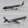 Modèle d'avions métalliques 20cm1 400 Zélandais Boeing777 Réplique métallique avec engrenage d'atterrissage matériau matériau aviation Simulation Boy cadeau 240417