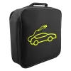 Väskor elektriska fordon Kabelförvaringspåsar EV Högdensitet Oxford Vattentät antiflaming Bagklot för Tesla Model 3 Y X S och EV
