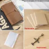 MOTERM 100 Echtes Leder Notebook handgefertigt Vintage Cowide Diary Journal Sketchbook Planer TN Travel Cover 240420