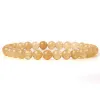 Strands Yellow Gold Color Bracelet Gifts Healing Natural Crystal Quartz Citrines Agates Gem Beaded Stone Bracelets Jewelry Party Yoga