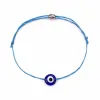 Strands Turkish Lucky Evil Eye Bracelets For Women 6 Colors Handmade Braided Rope Lucky Jewelry Red Bracelet Female