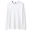 4XL 5XL Plus Size TShirts Men Long Sleeves Cotton Tops Male Tees Basic Plain Tshirt Tee Shirts Underwears 240411