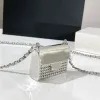 Colliers Vintage Hot Brand Colliers de diamant complet Bijoux de luxe pour femmes Designer Pendant Fine Lady Party Small Bag Type Chain Collier