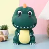 Caixas Dinosaur Shape Coin Contêiner Piggy Bank Coin Storage Jar Vinil Piggy Bank Ornament Money Box