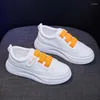 Casual Shoes Women's Sneakers White Sports Running Luxury Designer Vulcanized Comfortable Tennis Female Trainers Footwear