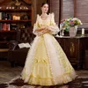 Festklänningar Rococo Champagne Victorian Style Dress Women Prom Clown Clothing Historical Costume