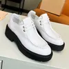 Casual Shoes Autumn Retro All-Match Loafers Women's Fashion Platform LACE-UP LITT LEATHER British Style Slip-On Single